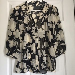 [Banana Republic] sheer blouse